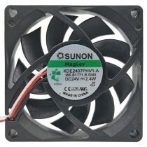 Sunon Maglev KDE2407PHV1-A DC 24V 2.4W 2 Wires / 3 Wires Axial Cooling Fan