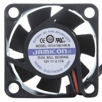 JAMICON KF0415B1HR-R DC 12V 0.17A Dual Ball Bearing Axial Cooling Fan