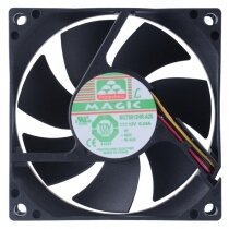 Magic MGT8012HR-A25 DC 12V 0.24A 3 Wires Axial Cooling Fan