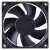 Magic MGT8012HR-A25 DC 12V 0.24A 3 Wires Axial Cooling Fan