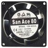 Sanyo Denki 109-040UL AC 100V 0.13/0.11A 10/9W Axial Cooling Fan
