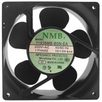 NMB 11938MB-B0N-EA AC 200V 15/13W Impedance Protected Axial Cooling Fan