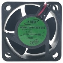 ADDA AD0412DX-C50 DC 12V 0.05A 2 Wires HYPRO Bearing Axial Cooling Fan