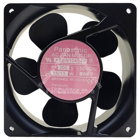 Panasonic ASEN104549 AC 200V 15/13W Impedance Protected Axial Cooling Fan