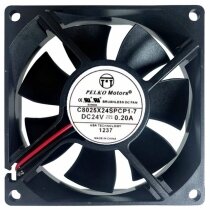 PELKO Motors C8025X24SPCP1-7 DC 24V 0.20A Brushless Axial Cooling Fan