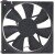TOP Motors DF121225BM-3 DC 12V 0.45A 12025 Axial Cooling Fan