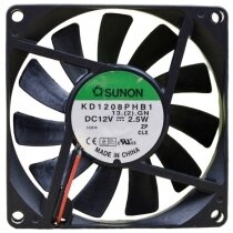 Sunon KD1208PHB1 DC 12V 2.5W 2 Wires / 3 Wires Axial Cooling Fan