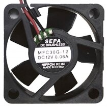 SEPA MFC30G-12 DC 12V 0.06A 2 Wires Brushless Axial Cooling Fan