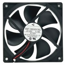 Mitsubishi MMF-12B24DH-R0L DC 24V 0.18A 2 Wires Axial Cooling Fan