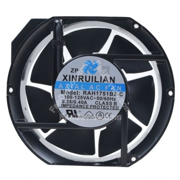XINRUILIAN RAH1751B2-C AC 100-125V 0.35/0.40A Impedance Protected Cooling Fan