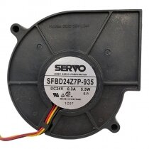 Servo SFBD24Z7P-935 DC 24V 0.3A 5.5W 2 / 3 Wires Blower Cooling Fan