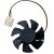 EVERFLOW T125010BU DC 12V 0.32AMP 3 Wires Axial Cooling Fan
