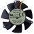 EVERFLOW T125010BU DC 12V 0.32AMP 3 Wires Axial Cooling Fan