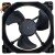 Nidec U12E12MS2C3-52 DC 12V 0.16A 3 Wires Axial Cooling Fan