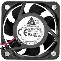 Delta AFB0424HB 24V 0.12A 2 / 3 Wires DC Brushless Axial Cooling Fan