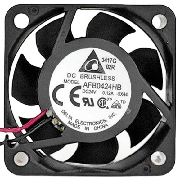 Delta AFB0424HB 24V 0.12A 2 / 3 Wires DC Brushless Axial Cooling Fan
