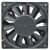 YM F12038Z58D024-SM60 DC 24V 1.25A 2 Wires Axial Cooling Fan