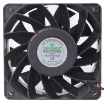 SANONDA KF12038HBL 100V-240V 0.10AMP Impedance Protected Fan