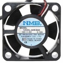 NMB 1204KL-04W-B40 12V 0.10A 2 / 3 Wires DC Brushless 3010 Axial Fan