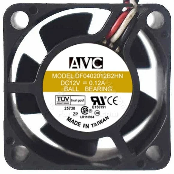 AVC DF0402012B2HN DC 12V 0.12A 2 / 3 Wires Ball Bearing Cooling Fan