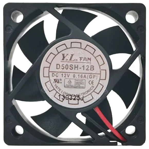 YaLn Fan D50SH-12B DC 12V 0.16A 2 Wires Axial Cooling Fan