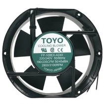 TOYO FP-108EX-A240 AC 220/240V 2 Wires 190/235CFM Cooling Fan