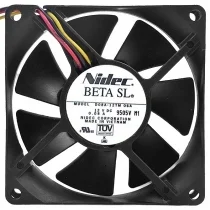 Nidec D08A-12TM 06A DC 12V 0.08A 3 Wires Axial Cooling Fan