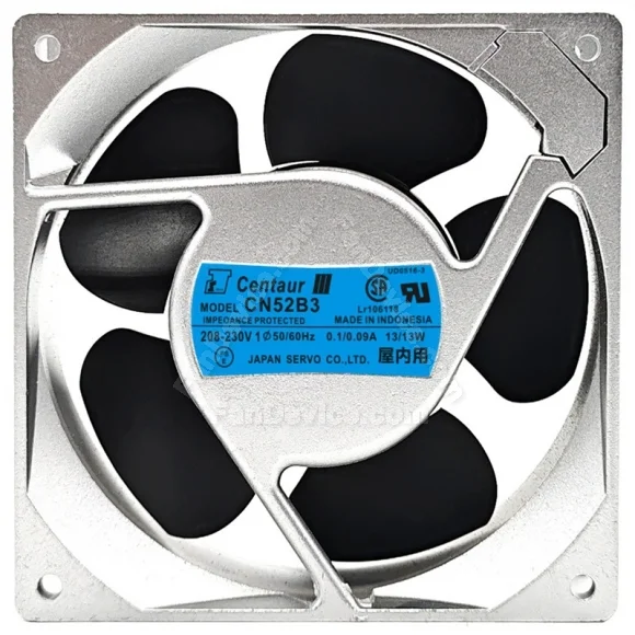 Servo CN52B3 AC 208-230V 0.1/0.09A 13/13W Impedance Protected Cooling Fan