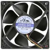 JAMICON JA1238B1UMAR 12V 1.0A Dual Ball Bearing 3 Wires Cooling Fan