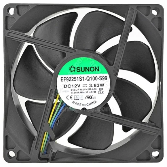 Sunon EF92251S1-Q100-S99 12V 3.83W 4 Wires PWM Axial Cooling Fan