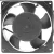ADDA AA9251MS-AW 110-120V 0.15/0.13A 2 Wires Axial Cooling Fan