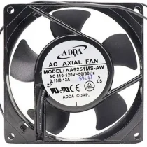 ADDA AA9251MS-AW 110-120V 0.15/0.13A 2 Wires Axial Cooling Fan