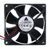 Delta AUB0824VH DC 24V 0.21A 2 Wires / 3 Wires / 4 Wires Axial Cooling Fan