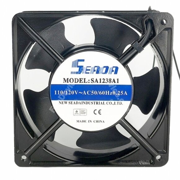 SEADA SA1238A1 AC 110/120V 0.25A Axial Cooling Fan
