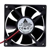 Delta AFB0805M DC 5V 0.55A 2 Wires Axial Cooling Fan