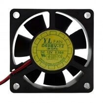Yate Loon Y.L.FAN D60BV-12 DC 12V 0.50A 2 Wires / 3 Wires / 4 Wires Axial Cooling Fan