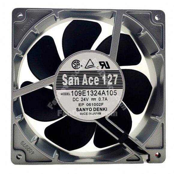 Sanyo Denki San Ace 127 109E1324A105 DC 24V 0.7A 12738 Axial Cooling Fan