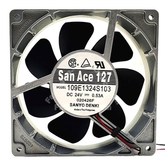 Sanyo Denki San Ace 127 109E1324S103 DC 24V 0.53A 12738 Axial Cooling Fan