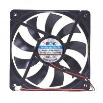 BOK BDM12020S DC 12V 0.15A 2 Wires Axial Cooling Fan