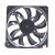 BOK BDM12020S DC 12V 0.15A 2 Wires Axial Cooling Fan