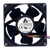 Delta QFR0812UHE DC 12V 2.50A 2 Wires / 3 Wires / 4 Wires Axial Cooling Fan