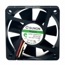 Sunon KDE1206PHV3 DC 12V 0.6W 2 Wires / 3 Wires Axial Cooling Fan