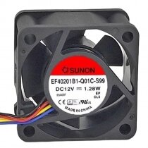 Sunon EF40201B1-Q01C-S99 DC 12V 1.28W 4020 Axial Cooling Fan