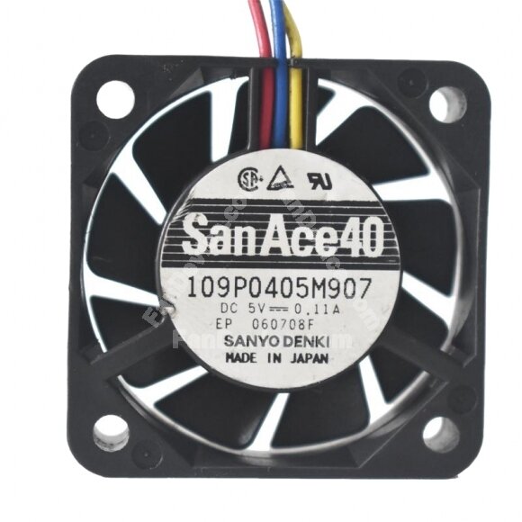 Sanyo Denki San Ace 40 109P0405M907 DC 5V 0.11A 4010 Axial Cooling Fan