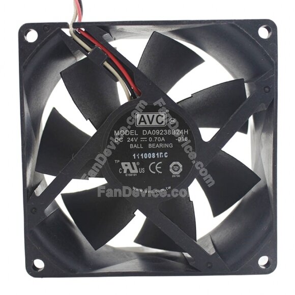 AVC DA09238B24H DC 24V 0.70A 9038 Axial Ball Bearing Cooling Fan