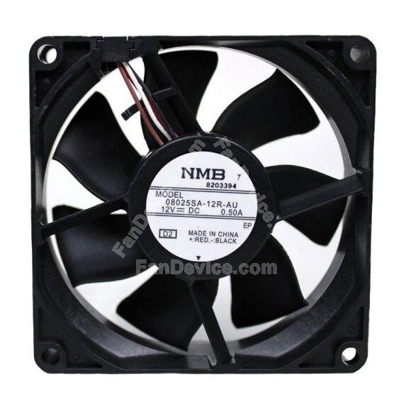 NMB 08025SA-12R-AU DC 12V 0.50A 8025 Axial Cooling Fan