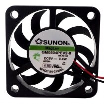 Sunon GM0504PEV2-8 DC 5V 0.4W 2 Wires / 3 Wires Axial Cooling Fan