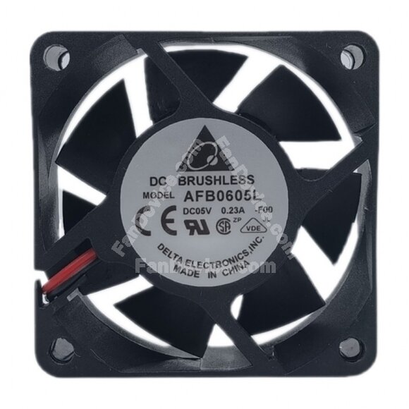 Delta AFB0605L DC 5V 0.23A 2 Wires / 3 Wires Axial Cooling Fan