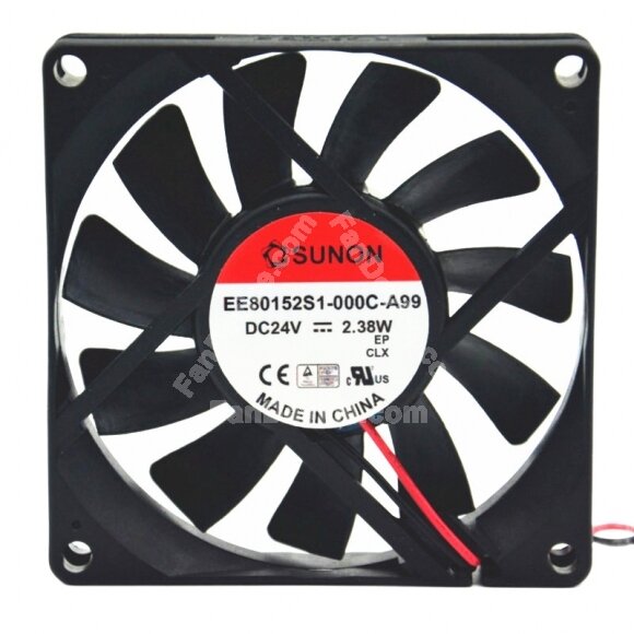 Sunon EE80152S1-000C-A99 DC 24V 2.38W 8015 Axial Cooling Fan