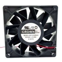 CROWN AGE12038B24U DC 24V 0.85A 12038 Axial Ball Bearing Cooling Fan